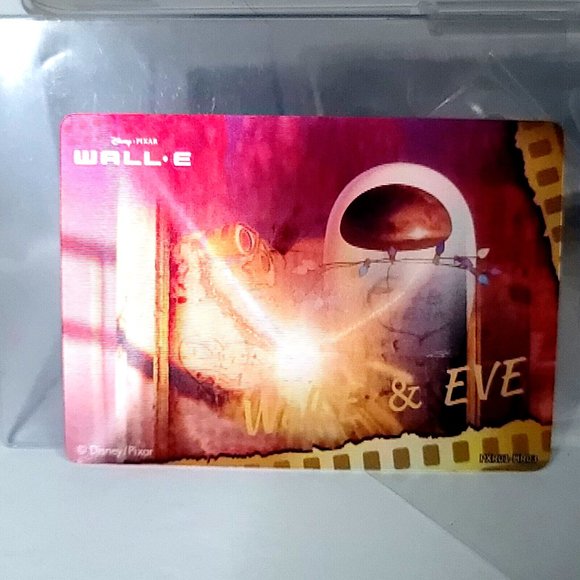 Wall E and Eve 3D Lenticular Disney Pixar 37th Anniversary Oscars Trading Card - Picture 2 of 7